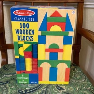 NIB. Melissa and Doug Wooden Blocks
